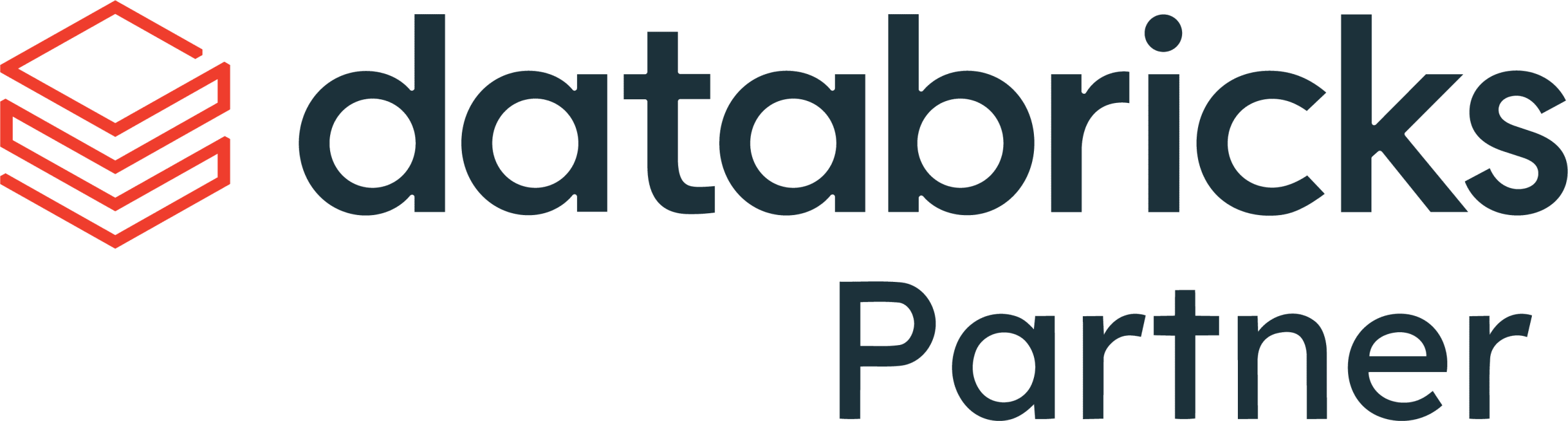 Logotipo oscuro de socio de Databricks