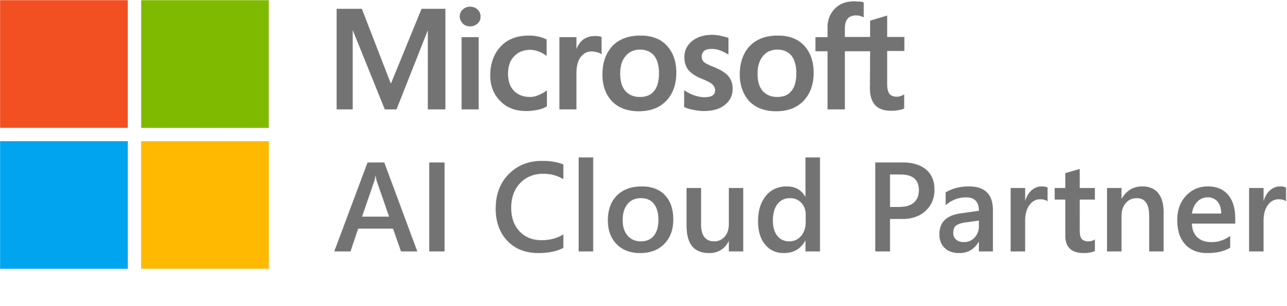 Logotipo de socio de Microsoft AI Cloud@3x